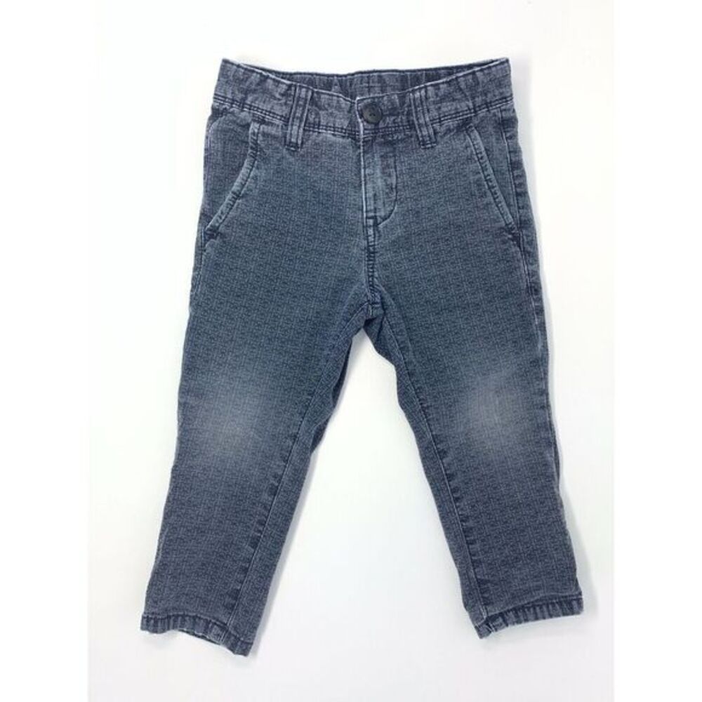 United‎ Colors of Benetton Gray Denim Adjustable Waist Boy's Jeans  Size 2 Y